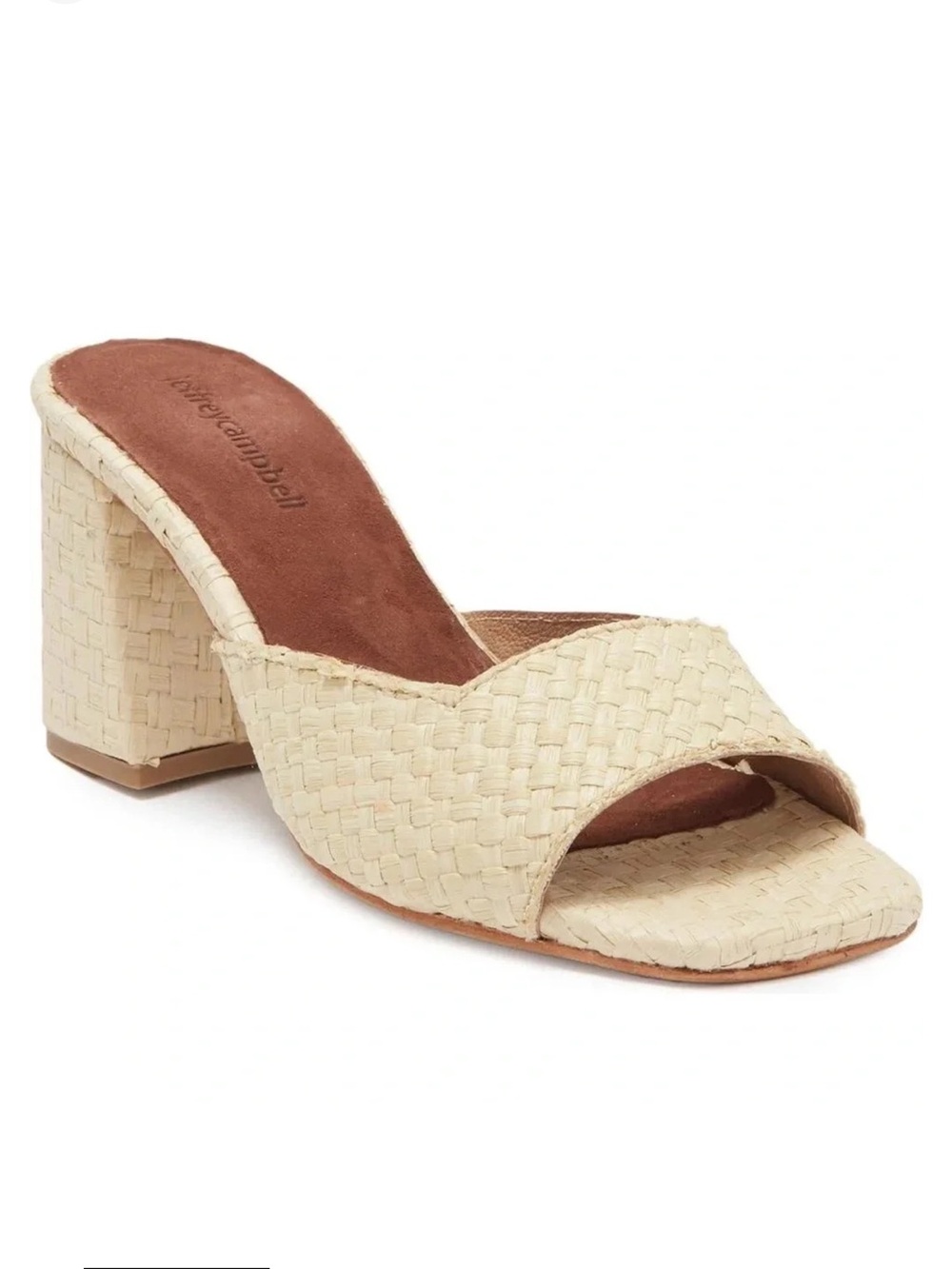 Jeffrey Campbell Crosswoven Block Heel Mule
